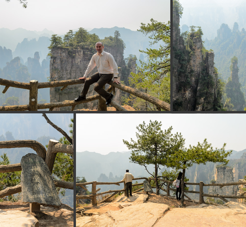23. Ограждение на смотровой площадке в национальном парке Чжанцзяцзе в Китае. Сравните с тем, что вы увидите в Оленьих ручьях.