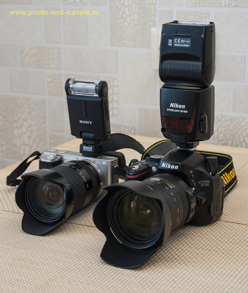 Фотография 1. Что выбрать для семейной съемки: зеркалку или беззеркалку? Беззеркальная камера Sony A6000 с тревел-зумом Tamron 18-200mm F/3.5-6.3 Di III VC (Model B011) Sony E. Выглядит почему-то меньше и легче, чем зеркальный фотоаппарат Nikon D5100 с тревел-зумом Nikon 18-200 mm f/3.5-5.6 G. Настройки: выдержка 1/50, экспокоррекция 0EV, f/4.0, ISO 160, ФР=32.3 мм.