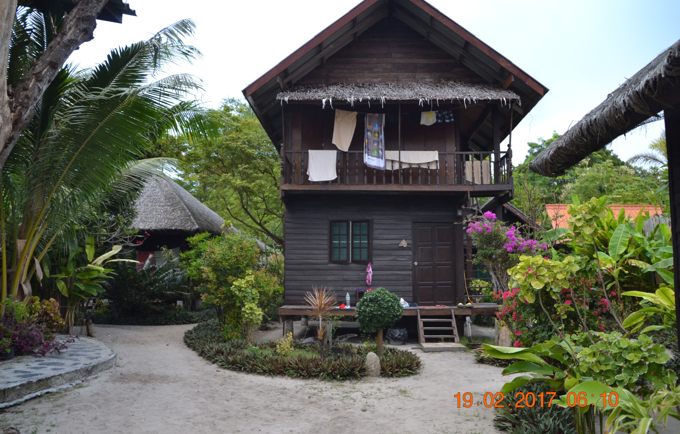 Фото 15. Домик в эко-отеле «Blue Tribes» на острове Ко Липе. Где найти жилье при отдыхе самостоятельно в Таиланде. 1/125, 5.6, 360, 55.