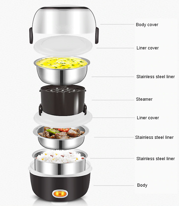 9. Схема сборки мини-рисоварки «DMWD» (mini rice cooker). Как накормить детей в путешествии по Юго-Восточной Азии?