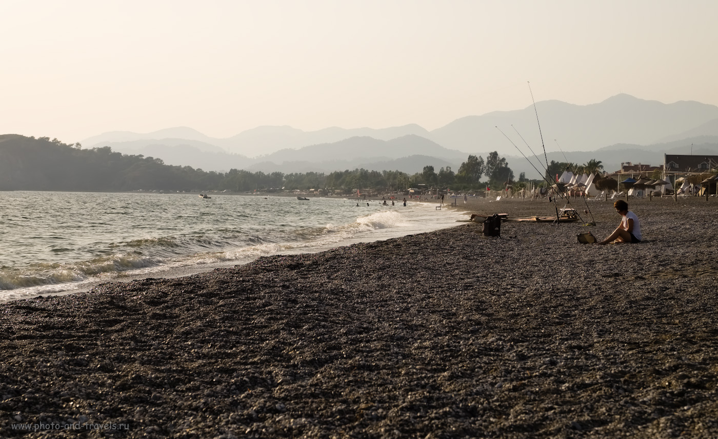 Фото 9. Где лучший отдых в Турции с детьми? Пожалуй, не на пляже Чалыш (Çalış Plajı) в Фетхие… 1/600, 8.0, 200, -0,33, 55. 
