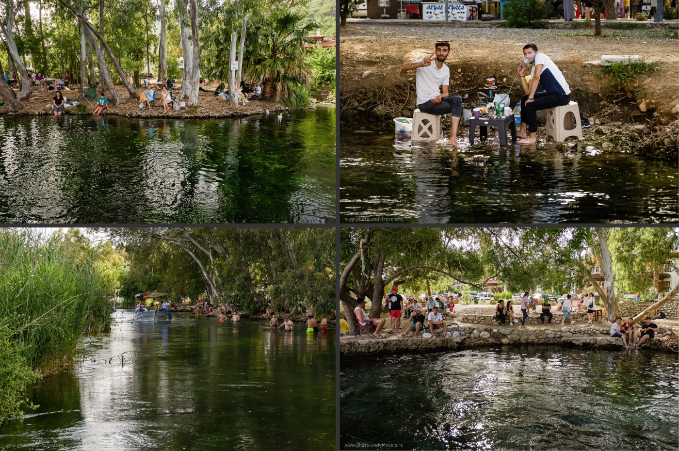 11. Отдыхая в Акьяке, туристы не только катаются на лодке по реке Азмак, но и устраивают пикники на ее тенистых берегах.