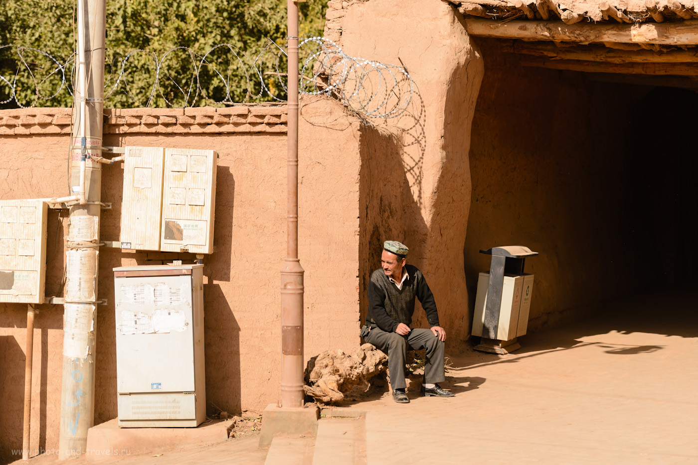 Фото 21. Уйгур в кишлаке Туюк-мазар. Экскурсии из Урумчи. 1/640, +0.67, 2.8, 100, 92.